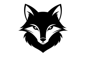 Obraz premium Fox Silhouette Vector Illustration on white background. Fox icon, vector , logo.