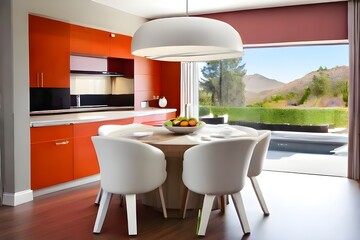 modern dining room