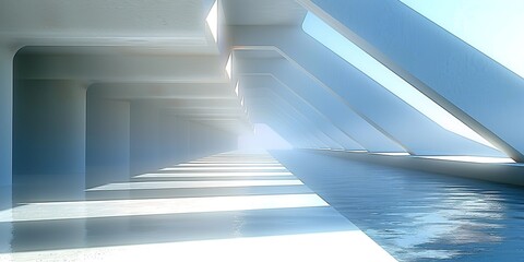 Obraz premium light in the corridor