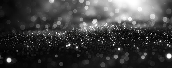 Minimalistic abstract bokeh background with monochrome tones, creating a sleek and modern look