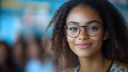 Parents and educators in a detailed, high-resolution discussion about academic achievements.