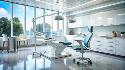 Dentist office with dental tools on a table, dentistry, dentist, office, tools, equipment, healthcare, oral health