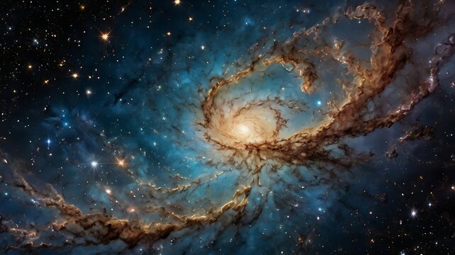 Infinite Starry Galaxies Abstract Art