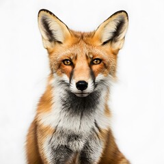 Fototapeta premium Captivating Portrait of an Enchanting Red Fox