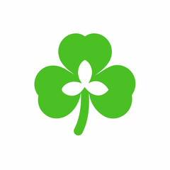 four leaf clover isolated