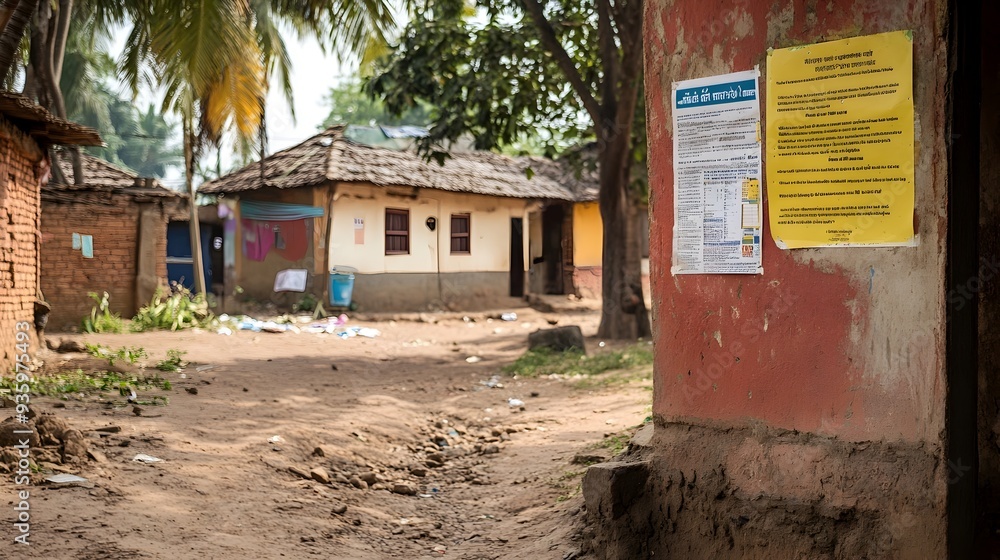 Poster informative public health poster promoting proper sanitation and hygiene practices to prevent the sp