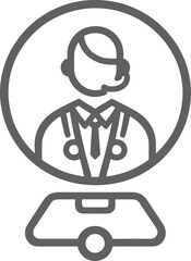 Business Icons, ONLINE CONSULTATION Icons, Company, Community