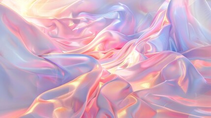 Obraz premium Abstract Iridescent Fabric Background.
