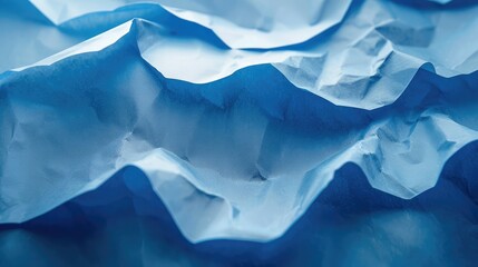 Obraz premium Up close blue construction paper backdrop, raw highly detailed, downward studio lighting illumination 