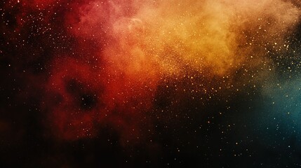 abstract powder splatted background,Freeze motion of color powder exploding/throwing color powder, multicolor glitter texture
