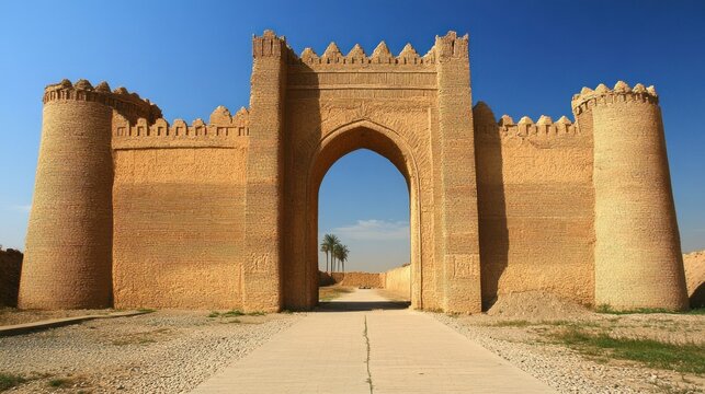 The Ancient Gate of Ctesiphon, Iraq