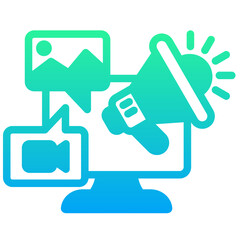 Obraz premium Advertisement Icon
