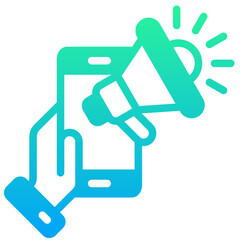 Mobile Marketing Icon