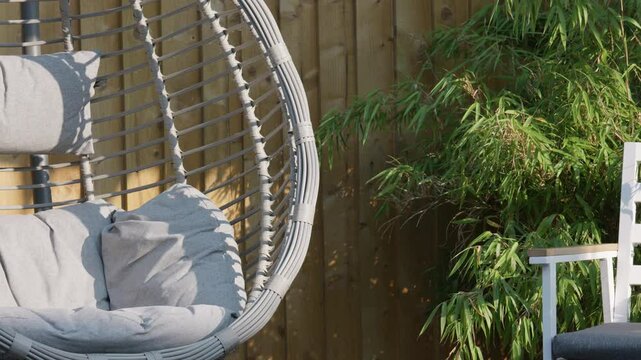 Summer garden scene