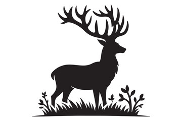 Deer Silhouette Vector