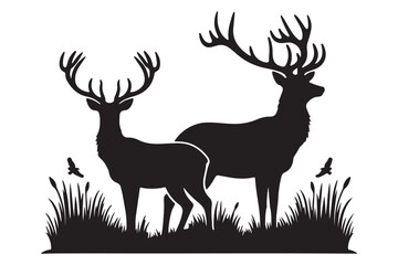 Deer Silhouette Vector