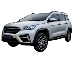 contemporary SUV, unbranded, isolated on PNG