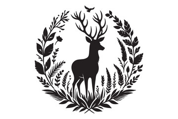 Deer Silhouette Vector
