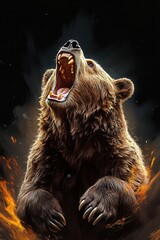 portrait of a bear
