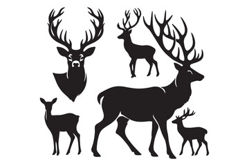 Deer Silhouette Vector