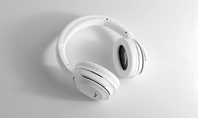 High-quality headphones on a white background. Headphone product photo beats. 