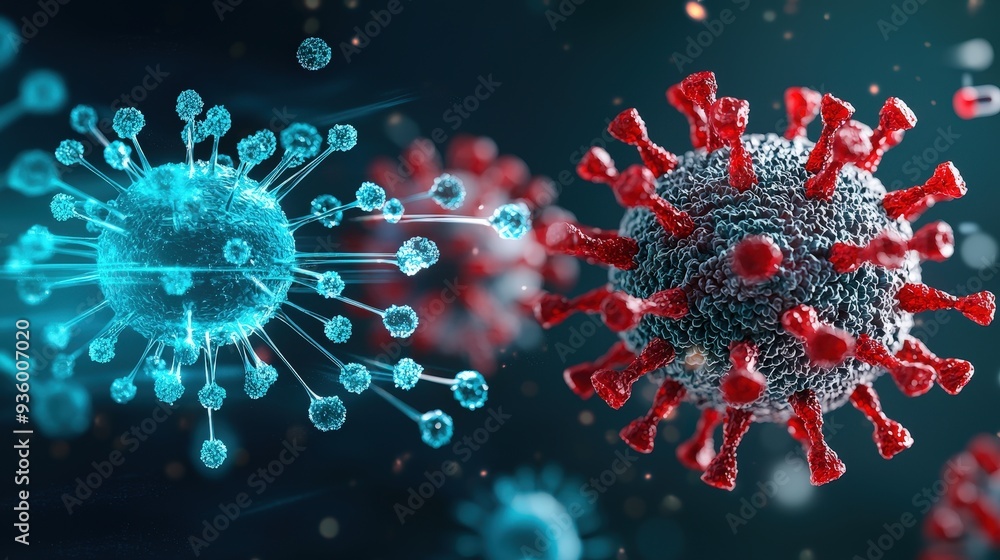 Poster graphic showing the differences between monkeypox and smallpox viruses