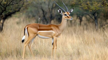 Fototapeta premium Impala Gazelle in the African Savanna