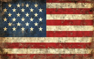 Vintage American Flag