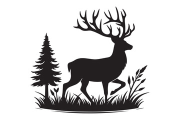 Deer Silhouette Vector