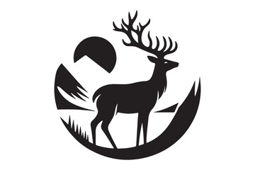 Deer Silhouette Vector