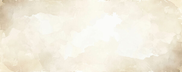 Obraz premium white and beige watercolor background