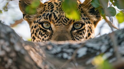 Fototapeta premium Leopard's Gaze