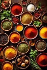 vibrant seasonings colorful dishes explored detailed descriptions visual elements culinary enthusiasts, aroma, appetizing, bright, chef, condiment
