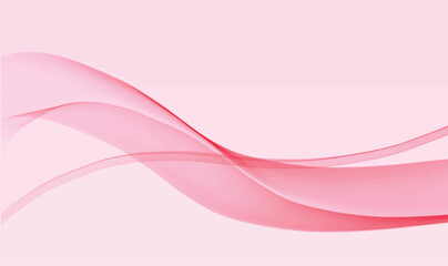 Red wave gradient effect decoration, rhythmic background material