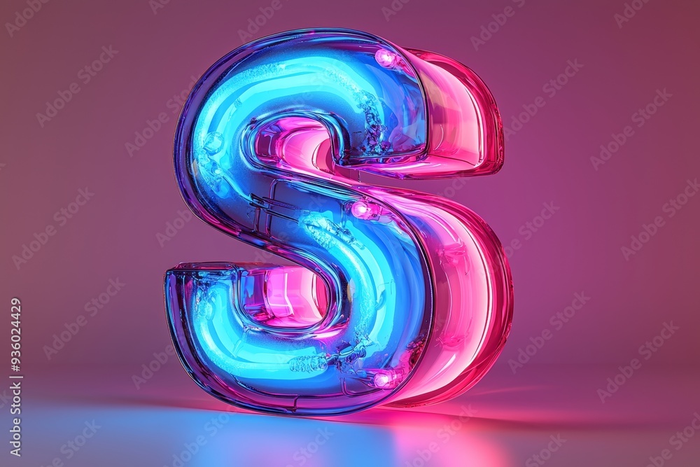 Leinwandbilder modern three-dimensional abstract s, displaying streamlined lines and vibrant colors in a dynamic sp