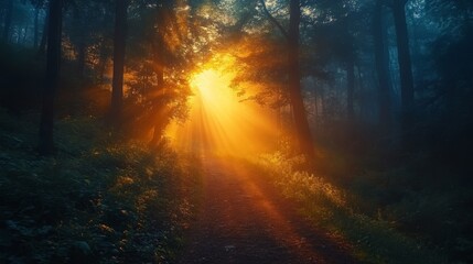 Fototapeta premium Stunning 8K Nature Scene Capturing the Most Beautiful Landscape Ever Seen, Showcasing Pristine Wilderness, Majestic Mountains, Lush Forests, Serene Lakes, and Vibrant Flora in Unparalleled Detail