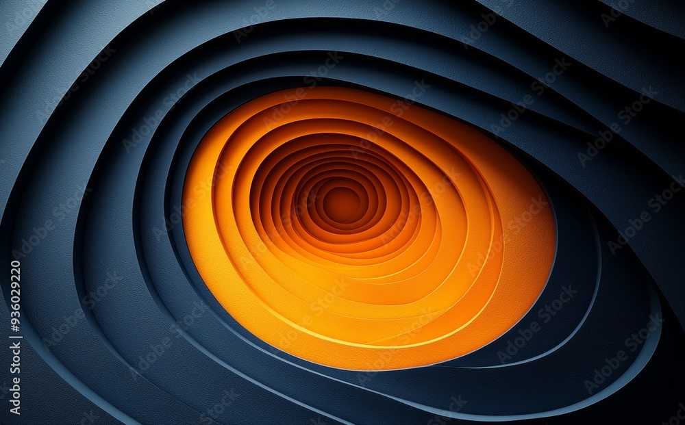 Poster circle dimension background with colorful light effects