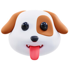 3D Cartoon Dog Slipped Animation