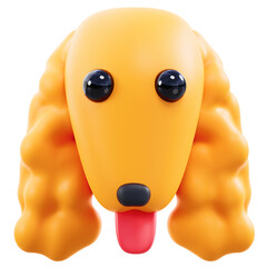 3D Cocker Spaniel Dog Cartoon