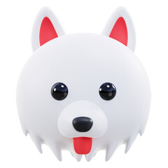 3D Pomeranian Dog Cartoon
