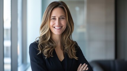 Confident Businesswoman Smiling Portrait