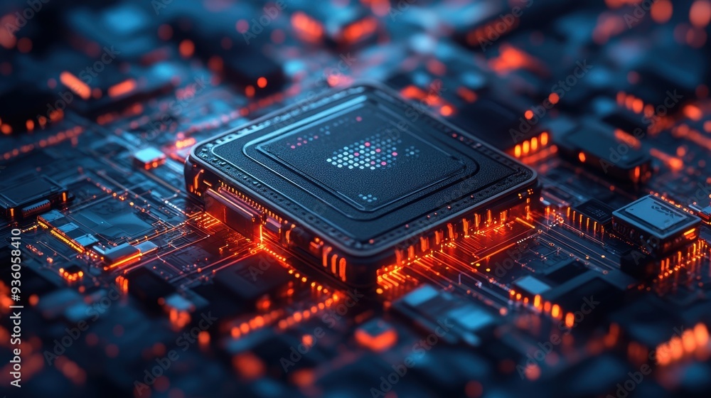 Aufkleber digital wallet icon surrounded by a network of interconnected devices, copy space wallet icon networ
