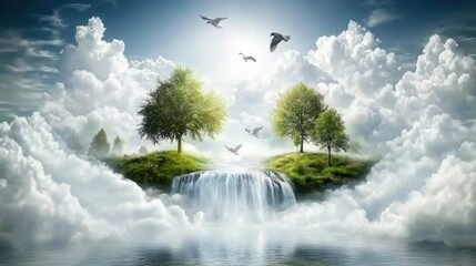 Fototapeta premium Heavenly Oasis