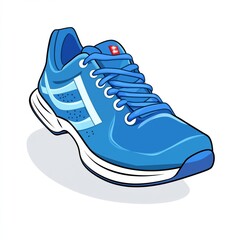 Stylish Blue Running Shoe Perfect for Athletes and Casual Wear