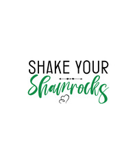 Obraz premium St Patrick's Day SVG Bundle, Lucky SVG, Irish SVG, St Patrick's Day Quotes, Shamrock svg, Clover svg, Cut File Cricut, Silhouette