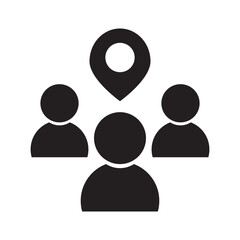 Community icon. Containing people, friendship, social, diversity, village, relationships, support and community development icon. vector illustration . EPS 10/AI