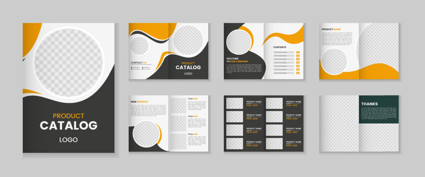 Catalog design or 12 pages product catalogue template design