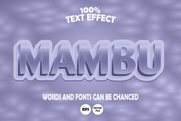 Fototapeta premium Font effects that can be created or replaced to your taste
