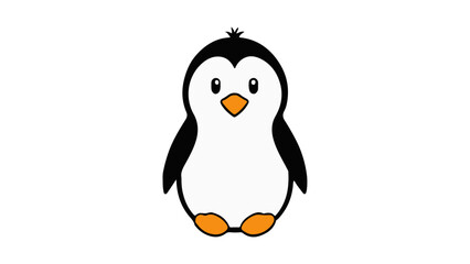 cute penguin vector simple illustration sign/symbol/icon