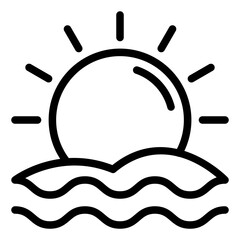 Sunset icon